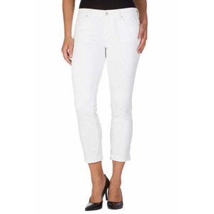 Jessica Simpson Rolled Crop Skinny - White